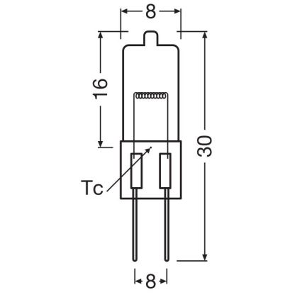 10er-Set Backofenlampe HALOSTAR G4, 20 W, 12 V, 2700 K - Osram