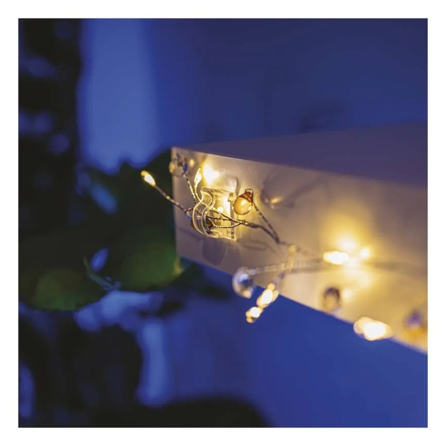 10er-Set Halterungen für Weihnachtslichterketten