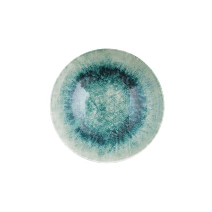 18-teiliges Geschirrset, blau, Porzellan