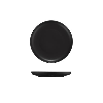 18-teiliges Geschirrset schwarz/Porzellan