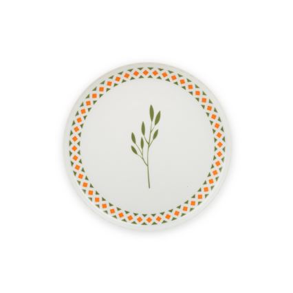 24-teiliges, buntes Porzellanset