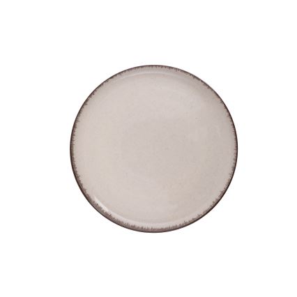 24-teiliges Geschirrset beige/Porzellan