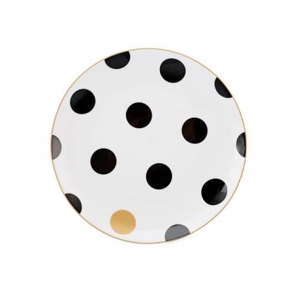 24-teiliges Geschirrset mehrfarbig/Porzellan