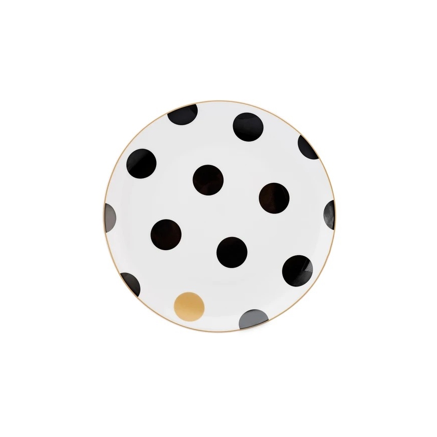 24-teiliges Geschirrset mehrfarbig/Porzellan