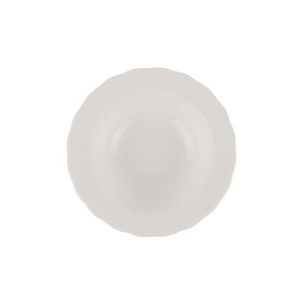 24-teiliges Geschirrset, weiß/Porzellan