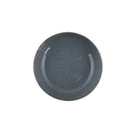 24-teiliges Porzellan-Geschirrset, blau