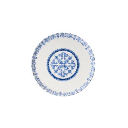 27-teiliges Geschirrset weiß/blau/Porzellan