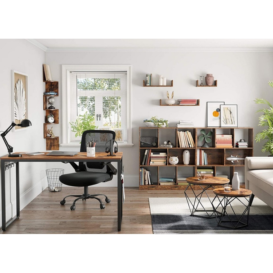 2er-Set Couchtische TALIA, Braun/Schwarz