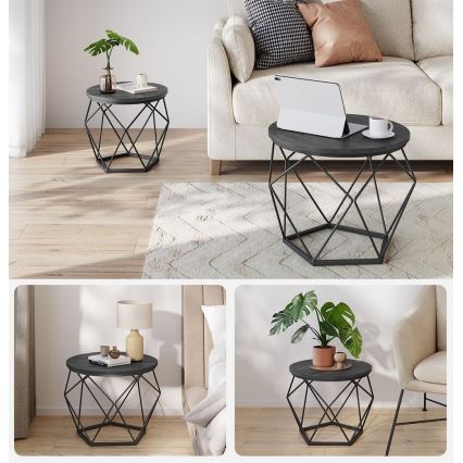 2er-Set Couchtische TALIA, schwarz