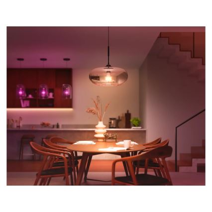 2er-Set dimmbares LED-Leuchtmittel Philips Hue WHITE AND COLOR AMBIANCE E27/6W/230V 1000-20000K