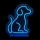 2Kids Toys - LED Neon Tischdekoration LED/5W/USB Hund