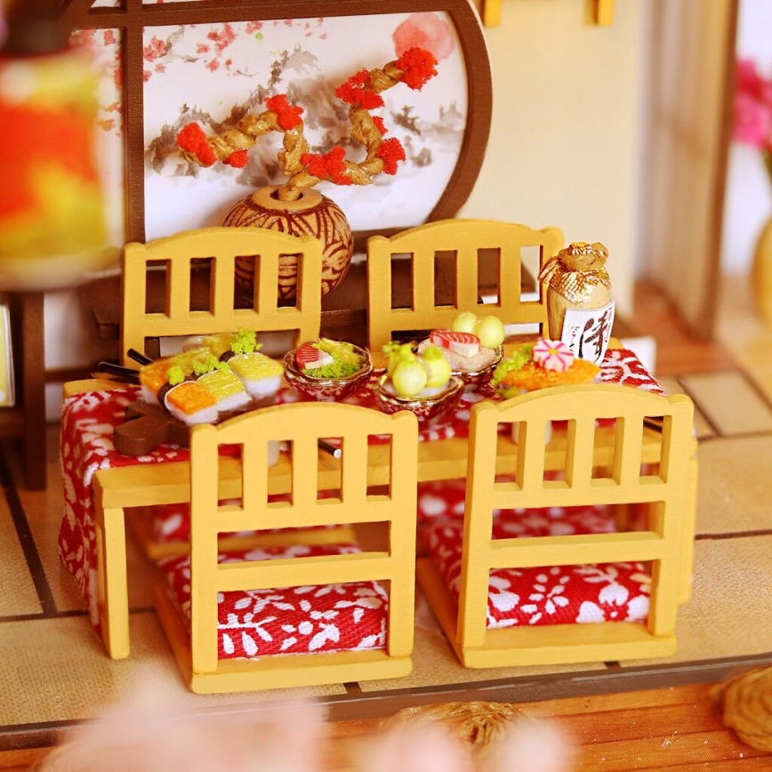 2Kids Toys - Miniatur des Hauses Prunkvolle Sakura-Villa 2xAAA