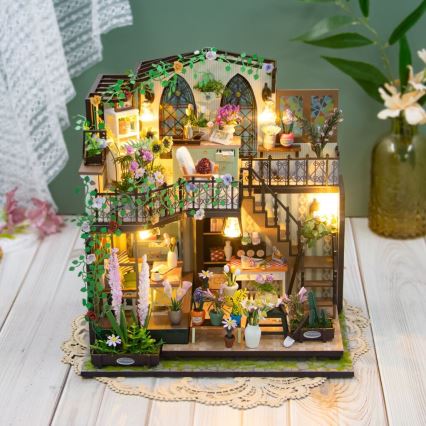 2Kids Toys - Miniatur des Darcyin Blumenhauses 2xAAA