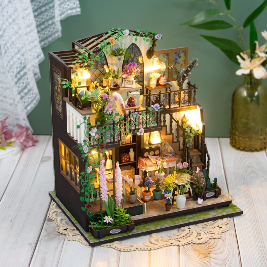 2Kids Toys - Miniatur des Darcyin Blumenhauses 2xAAA