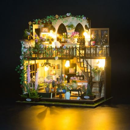 2Kids Toys - Miniatur des Darcyin Blumenhauses 2xAAA