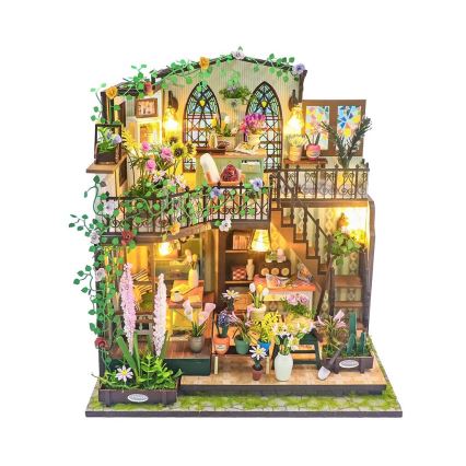 2Kids Toys - Miniatur des Darcyin Blumenhauses 2xAAA