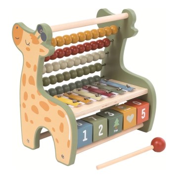 2Kids Toys - Multifunktionaler Holzrechner Giraffe