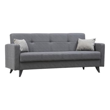 3-Sitzer-Schlafsofa KORFU, dunkelgrau