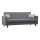 3-Sitzer-Schlafsofa KORFU, dunkelgrau