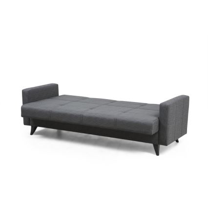 3-Sitzer-Schlafsofa KORFU, dunkelgrau