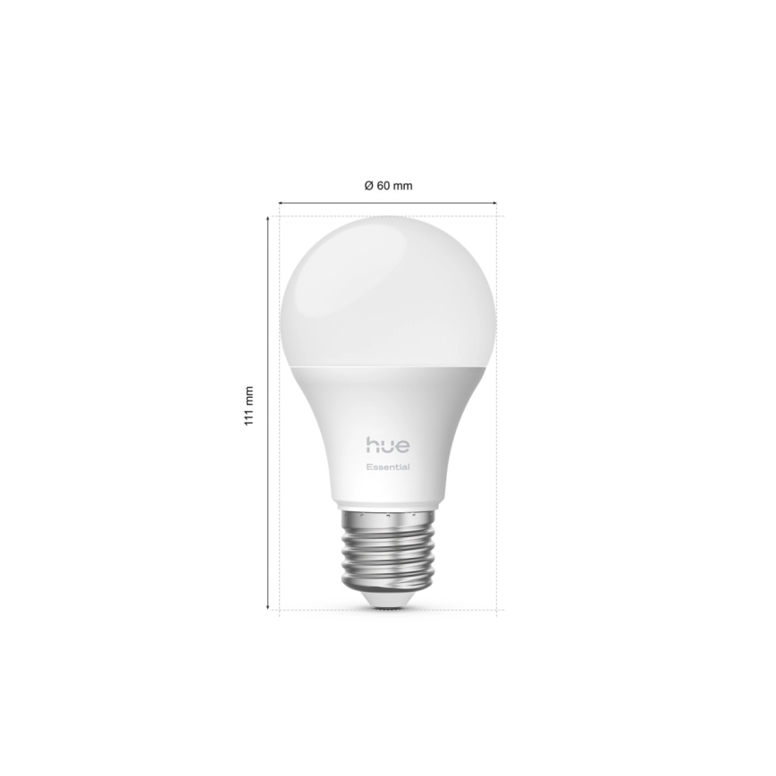 3er-Set dimmbare LED-Lampen Philips Hue White And Color Ambiance Essential E27/8W/230V 2200-6500K
