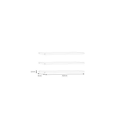 3er-Set TIRO-Regale, grau