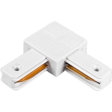 Adapter für Leuchten im 1-phasigen Stromschienensystem, Typ L, weiß