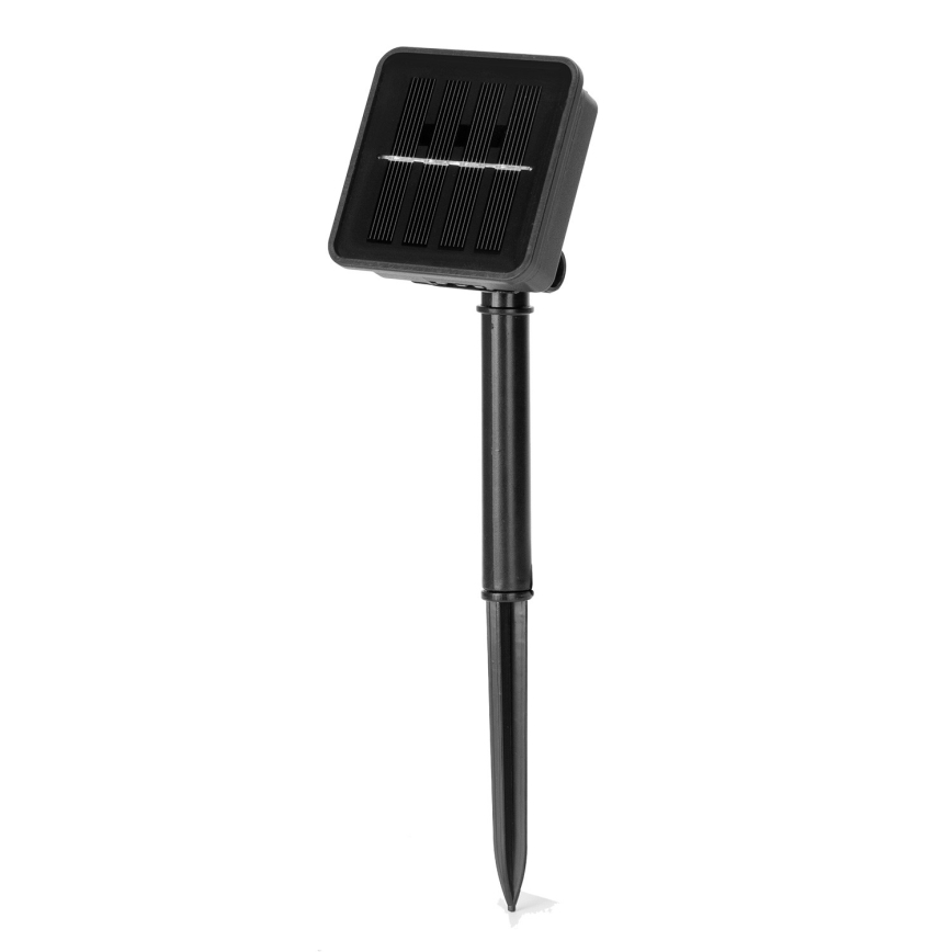 Aigostar - Dekorative LED-Solar-Lichterkette 50xLED/8 Funktionen 12m IP65 800 mAh mehrfarbig