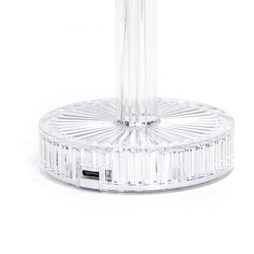 Aigostar - Dimmbare aufladbare LED-Tischleuchte LED/1W/5V 2700/4000/6500K 1800mAh 26 cm