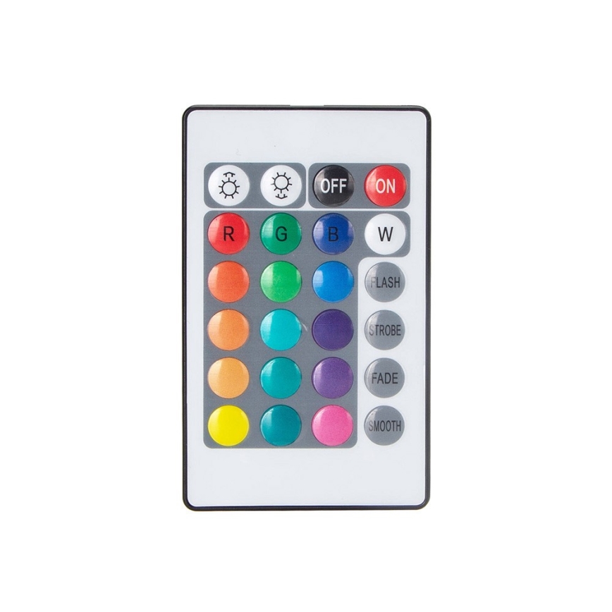 Aigostar - dimmbarer RGB-LED-Streifen 5m LED/24W/12/230V IP65 + Fernbedienung