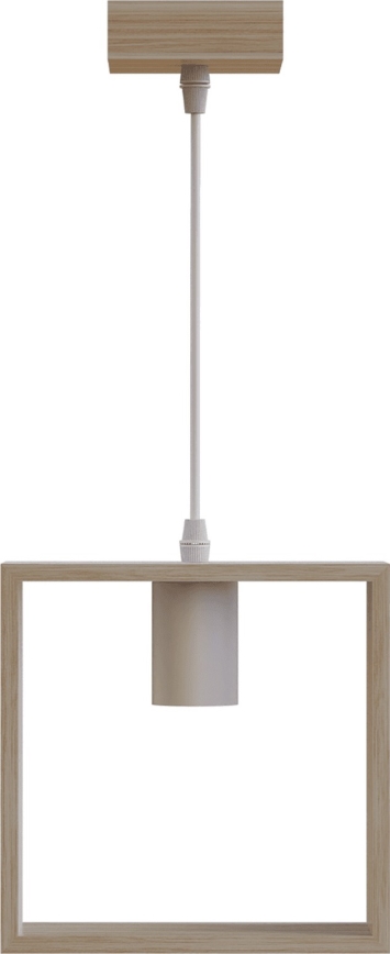 Aigostar - Hängeleuchte 1xE27/60W/230V beige