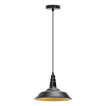 Aigostar - Hängeleuchte an Schnur 1xE27/60W/230V schwarz