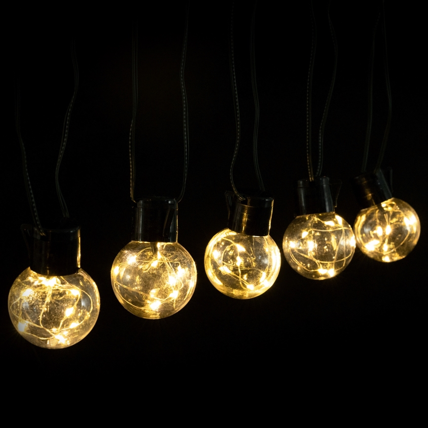 Aigostar - LED Außen-Dekorations-Lichterkette 160xLED 10m IP44 warmweiß