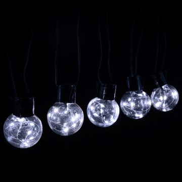 Aigostar - LED Außen-Dekorationslichterkette 160xLED 10m IP44 kaltweiß