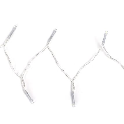 Aigostar - LED Außen-Weihnachtslichterkette 100xLED/8 Funktionen 3xAA 10,3m IP44 mehrfarbig