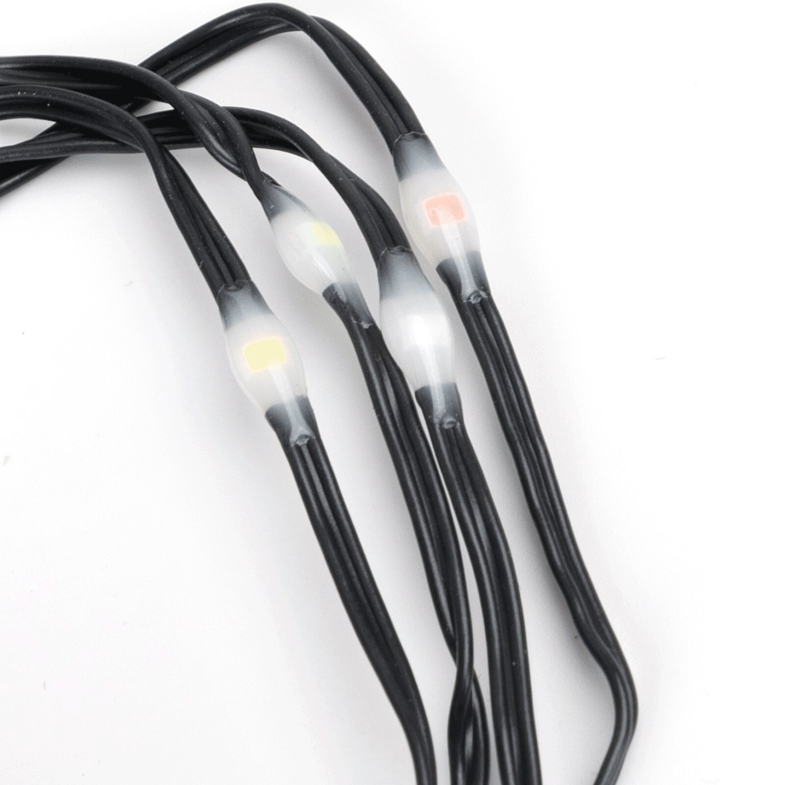 Aigostar - LED Außen-Weihnachtslichterkette 150xLED/8 Funktionen 3xAA 15,3m IP44 mehrfarbig