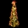 Aigostar - LED-Außen-Weihnachtsbaum 150xLED 1,8m IP44 rot/gold warmweiß