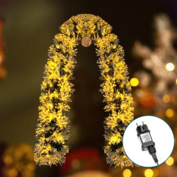 Aigostar - LED-Außen-Weihnachtsbeleuchtung 112xLED/3,6W/230V 2m IP44 warmweiß