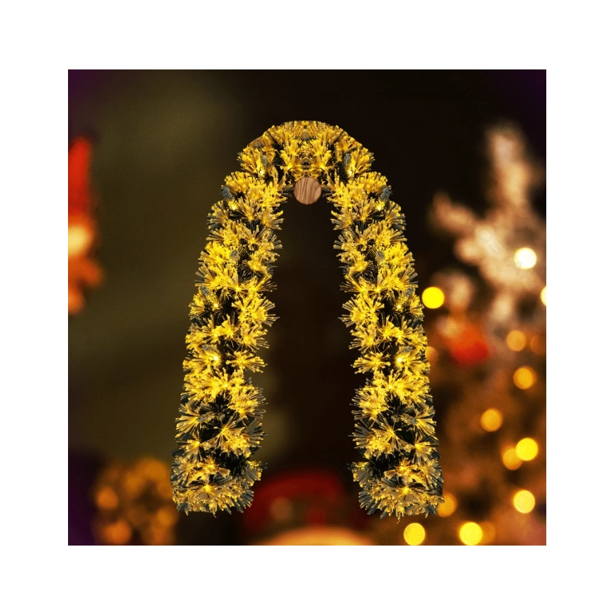 Aigostar - LED Außen-Weihnachtsdekoration 112xLED/3,6W/230V 2m IP44 warmweiß