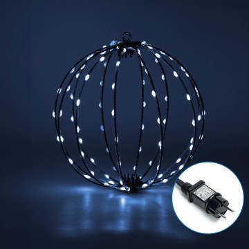 Aigostar - LED-Außen-Weihnachtsdekoration 3,6W/230V Kugel 30cm IP44 Kaltweiß