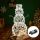 Aigostar - LED Außen-Weihnachtsdekoration 3,6W/31/230V 2700K 120 cm IP44 Schneemann