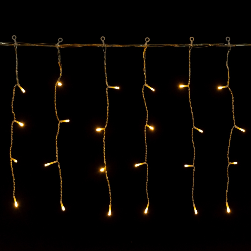 Aigostar - LED-Außen-Weihnachtslichterkette 400 LEDs/8 Funktionen 20x0,4m IP44 warmweiß