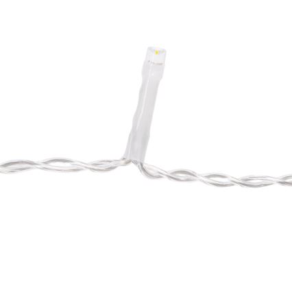 Aigostar - LED-Außen-Weihnachtslichterkette 400 LEDs/8 Funktionen 20x0,4m IP44 warmweiß