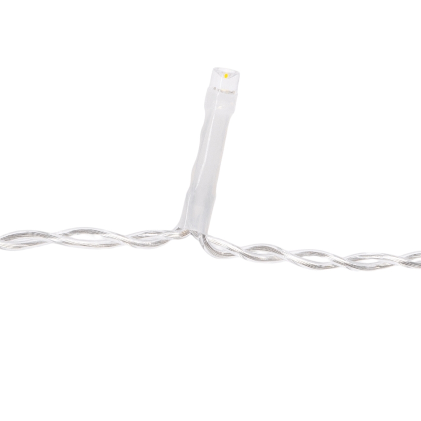 Aigostar - LED-Außen-Weihnachtslichterkette 400 LEDs/8 Funktionen 20x0,4m IP44 warmweiß