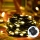 Aigostar - LED Außen-Weihnachtslichterkette 100xLED/8 Funktionen 3xAA 10,3m IP44 warmweiß