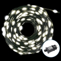 Aigostar - LED-Außen-Weihnachtslichterkette 300xLED/8 Funktionen 33m IP44 kaltweiß
