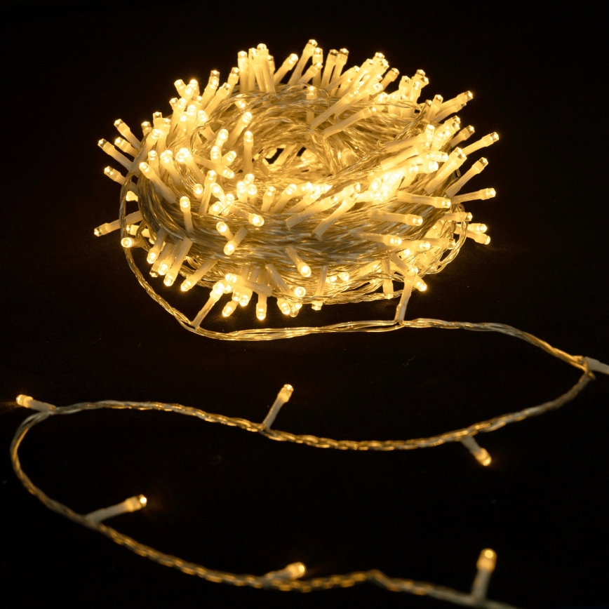 Aigostar - LED-Außen-Weihnachtslichterkette 600 LEDs 30 m IP44 warmweiß