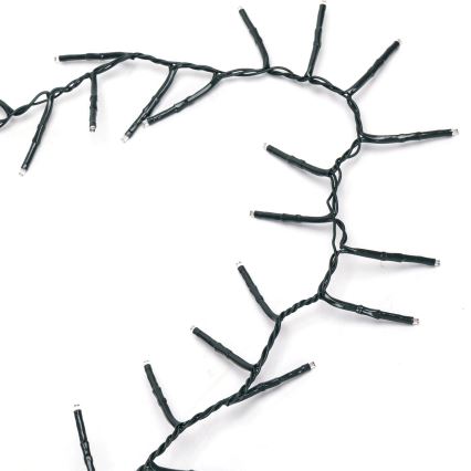 Aigostar - LED-Außen-Weihnachtslichterkette, 600 LEDs / 8 Funktionen, 18 m, IP44, warmweiß