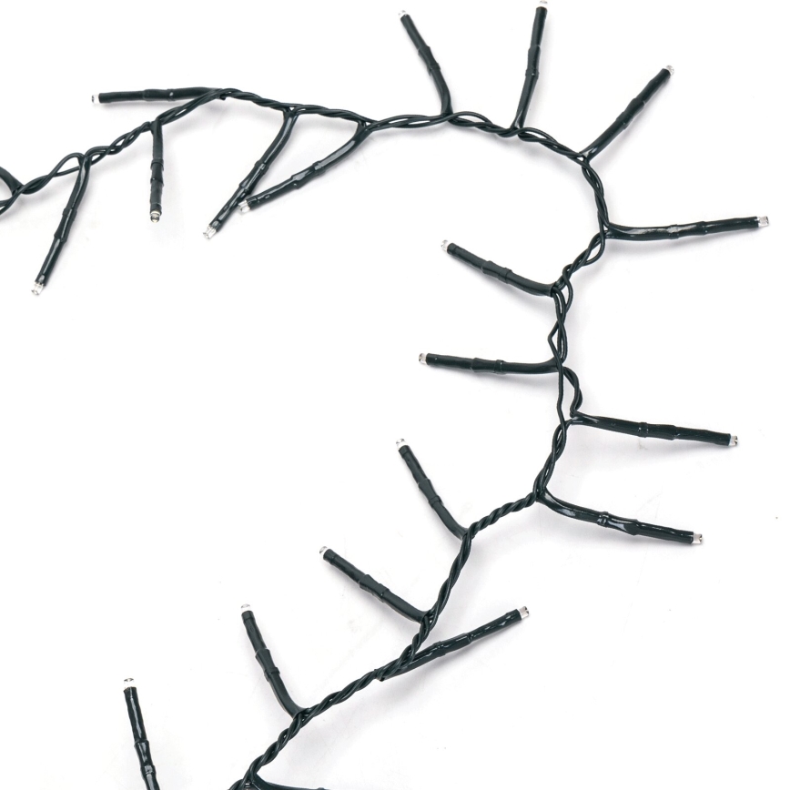 Aigostar - LED-Außen-Weihnachtslichterkette, 600 LEDs / 8 Funktionen, 18 m, IP44, warmweiß