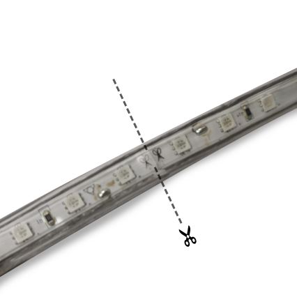 Aigostar - LED Außenband 50m LED/300W/230V blau IP65